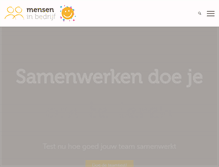 Tablet Screenshot of menseninbedrijf.nl